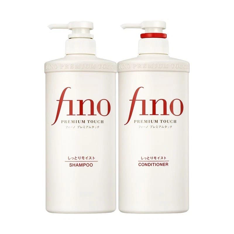 FINO Premium Touch Shampoo and Conditioner Set 550ml+550g